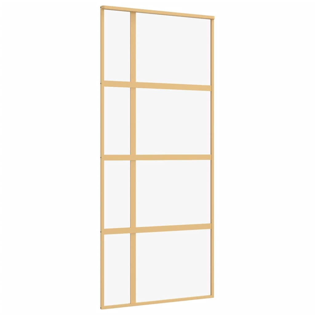 Schuifdeur Helder Esg-Glas En Aluminium Kleurig