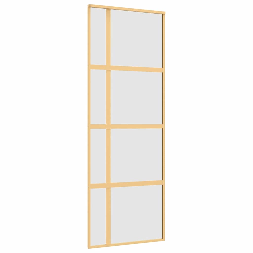 Schuifdeur Esg-Glas En Aluminium Kleurig