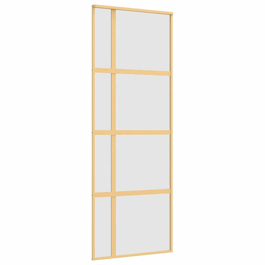 Schuifdeur Esg-Glas En Aluminium Kleurig