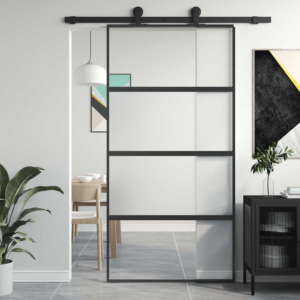 Schuifdeur Gehard Glas En Aluminium