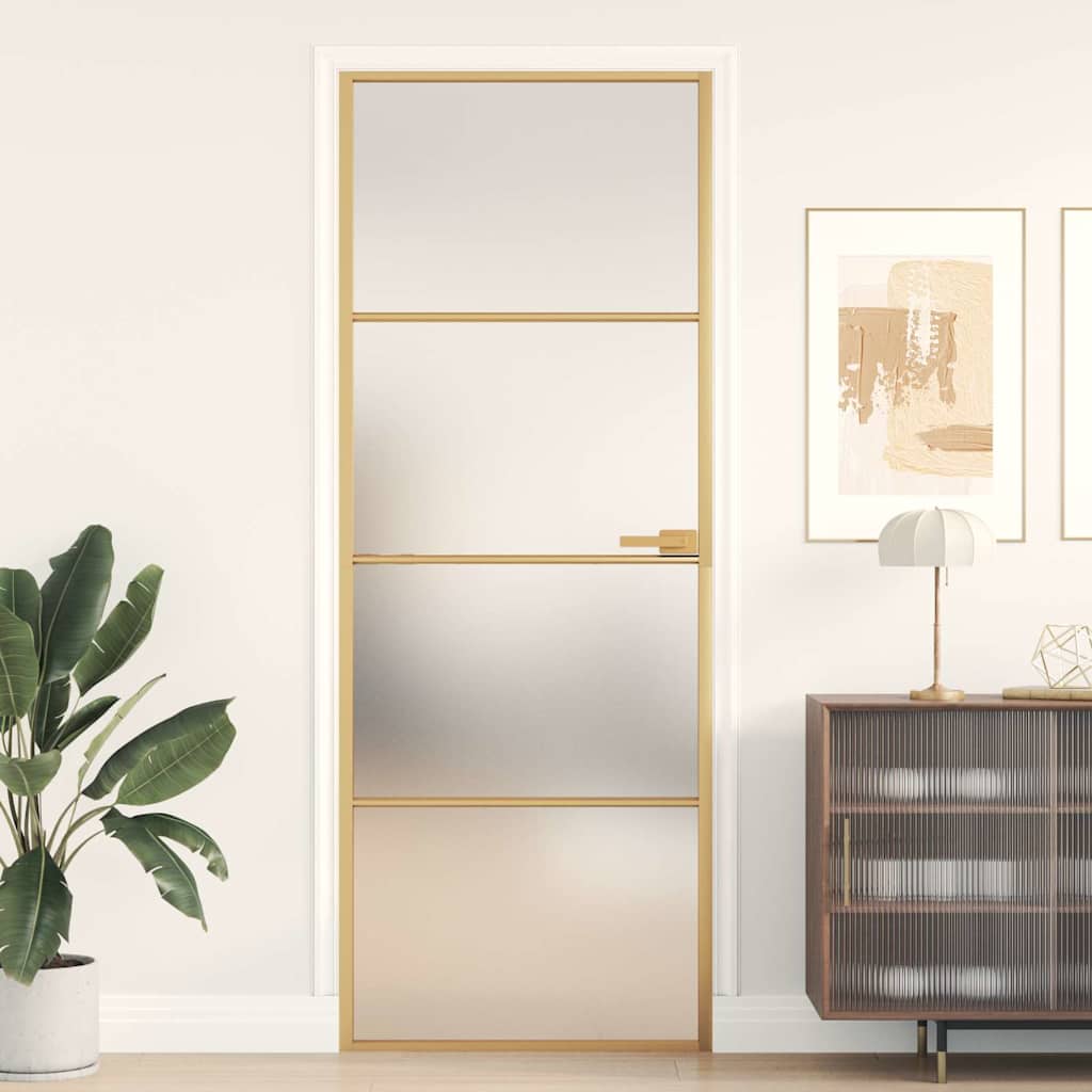 Schuifdeur Helder Esg-Glas En Aluminium Kleurig