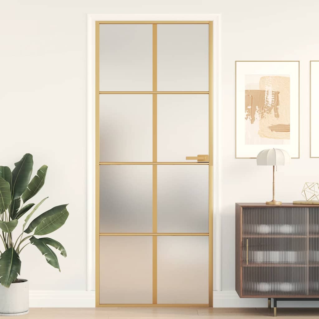 Schuifdeur Helder Esg-Glas En Aluminium Kleurig