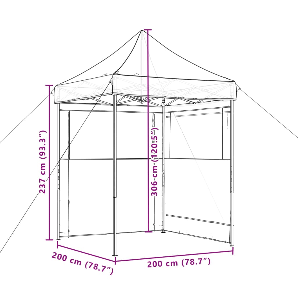 Partytent Inklapbaar Pop-Up
