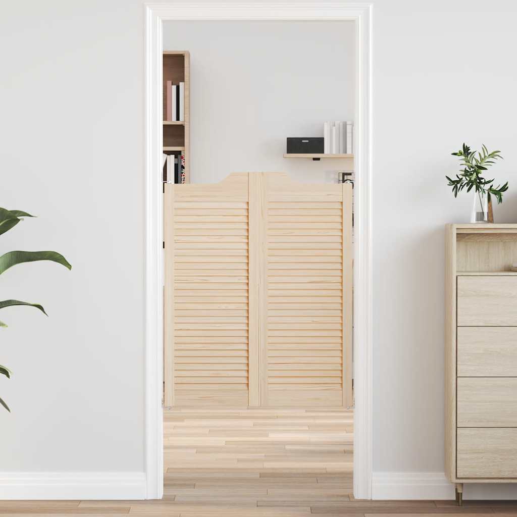Draaideuren Louvredesign 2 Paar 100X80 Cm Massief Grenenhout