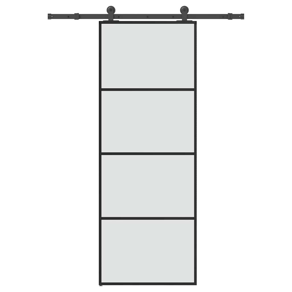 Schuifdeur Met Beslag 102,5X205 Cm Esg-Glas En Aluminium