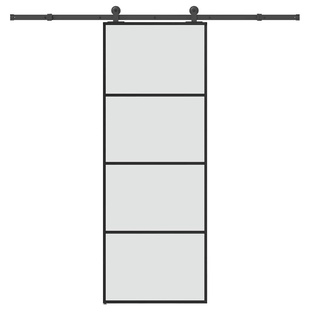 Schuifdeur Met Beslag 102,5X205 Cm Esg-Glas En Aluminium