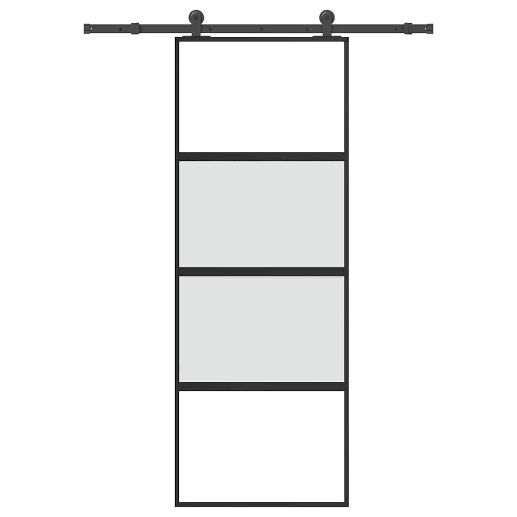 Schuifdeur Met Beslag 102,5X205 Cm Esg-Glas En Aluminium