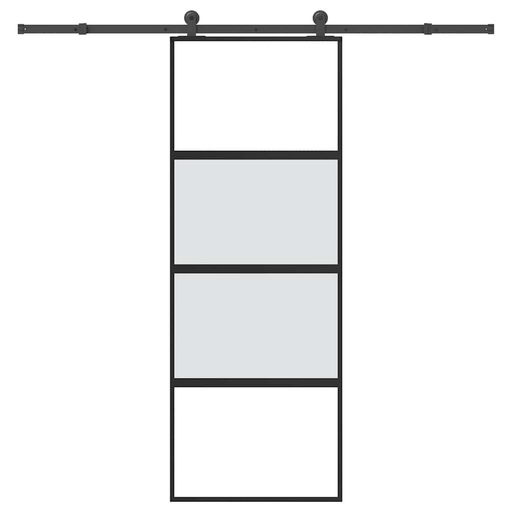 Schuifdeur Met Beslag 102,5X205 Cm Esg-Glas En Aluminium