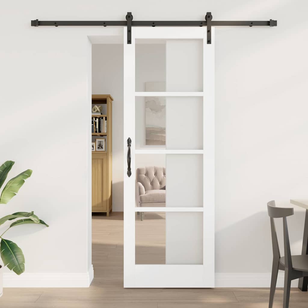 Schuifdeur Orkdal Wit En Zwart 73,5 X 211 Cm