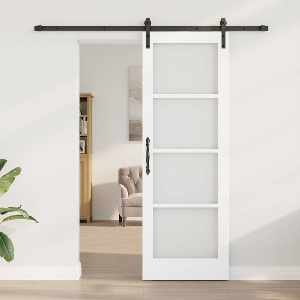 Schuifdeur Orkdal Wit En Zwart 73,5 X 211 Cm