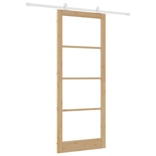 Schuifdeur Orkdal Massief Grenenhout En Glas