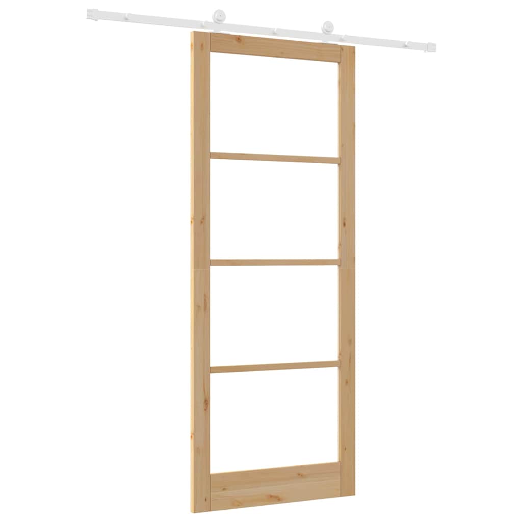 Schuifdeur Orkdal Massief Grenenhout En Glas
