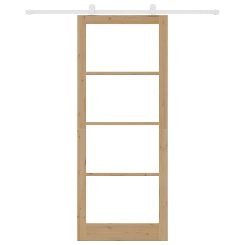 Schuifdeur Orkdal Massief Grenenhout En Glas