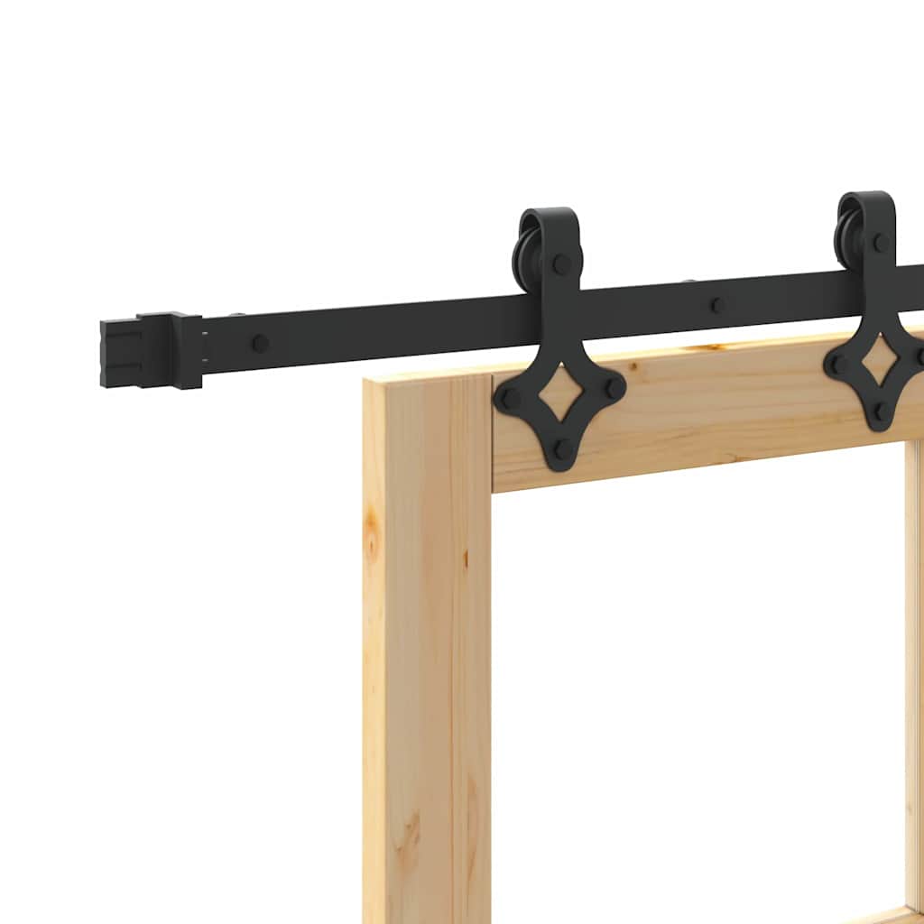 Schuifdeur Naturel Massief Grenenhout En Glas