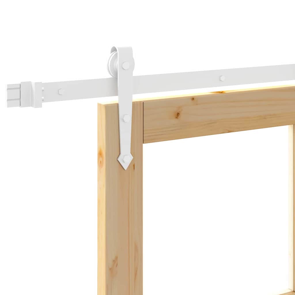 Schuifdeur Massief Grenenhout En Glas Naturel