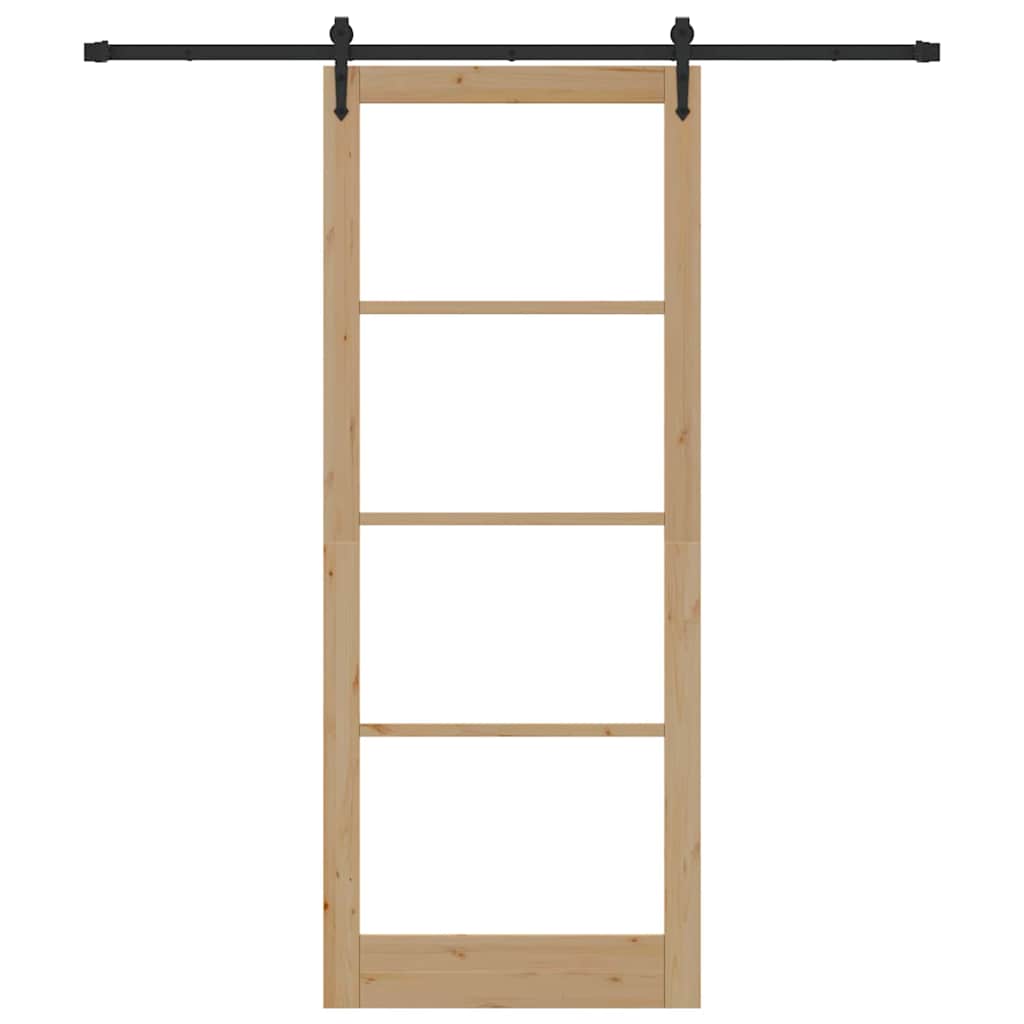 Schuifdeur Orkdal Massief Grenenhout En Glas