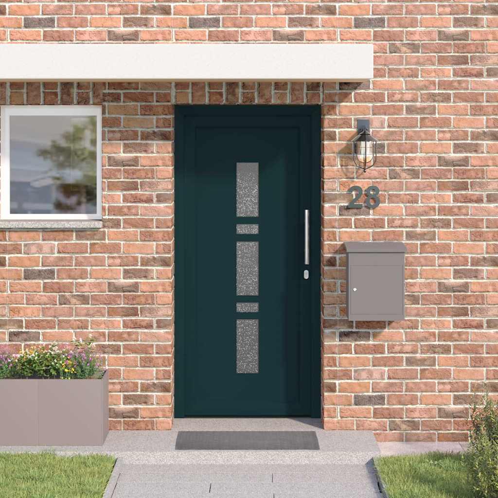 Voordeur Pvc Antraciet