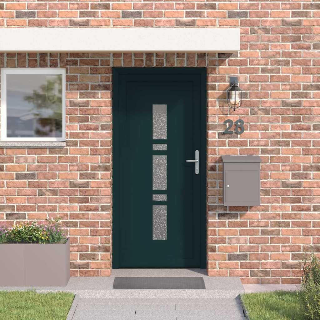 Voordeur Pvc Antraciet