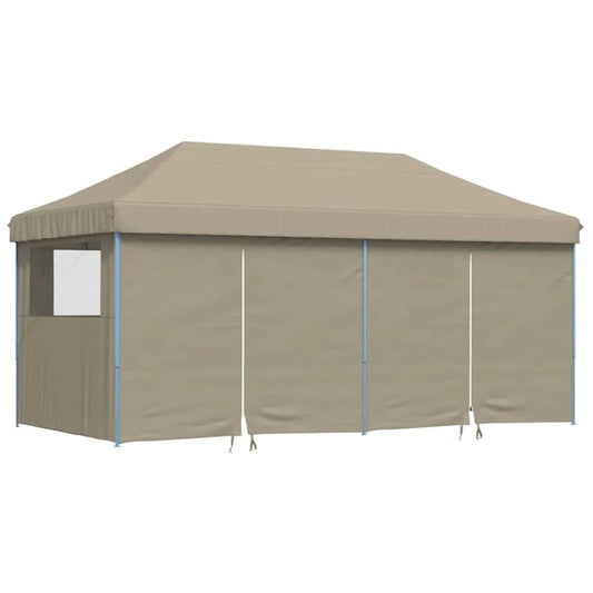 Partytent Pop-Up 580 X 292 X 315 Cm Taupe Oxford Stof