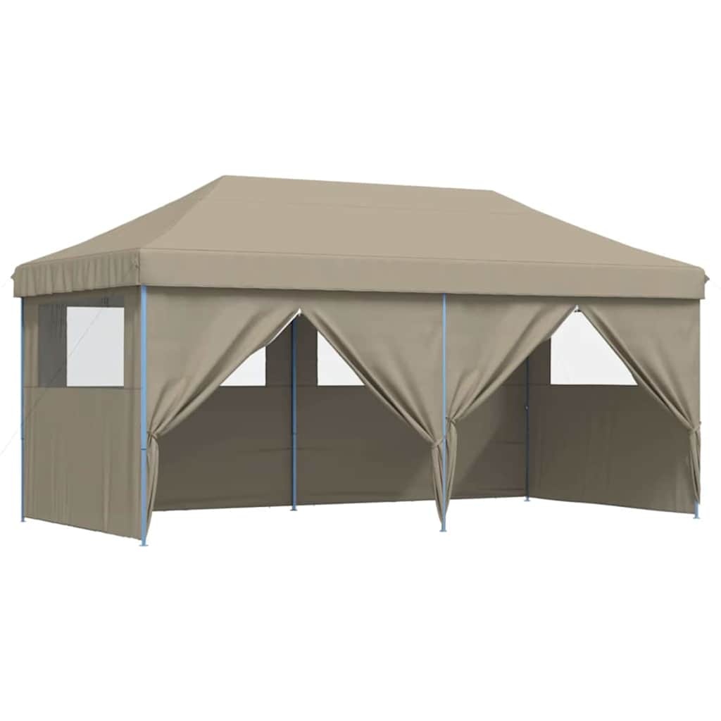 Partytent Pop-Up 580 X 292 X 315 Cm Taupe Oxford Stof