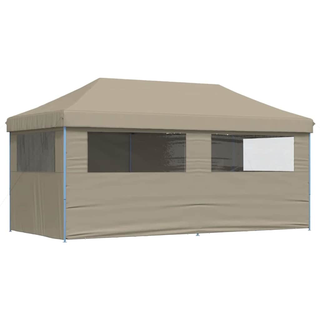 Partytent Pop-Up 580 X 292 X 315 Cm Taupe Oxford Stof