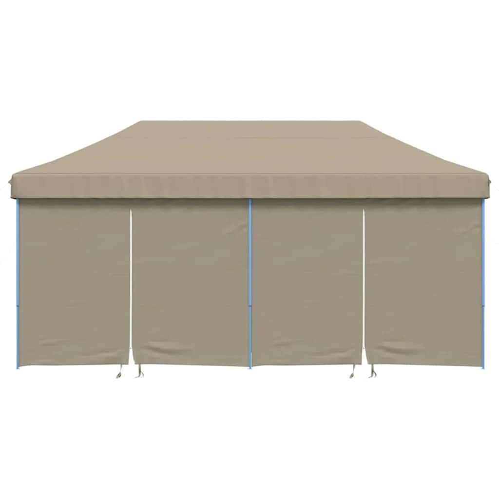 Partytent Pop-Up 580 X 292 X 315 Cm Taupe Oxford Stof