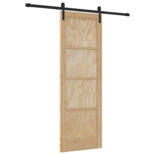 Schuifdeur Massief Grenenhout