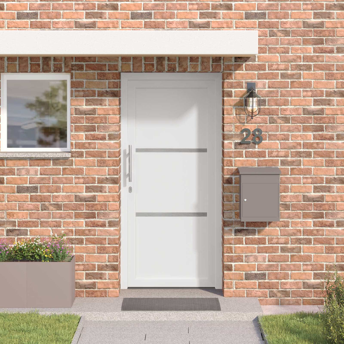 Voordeur Pvc Wit