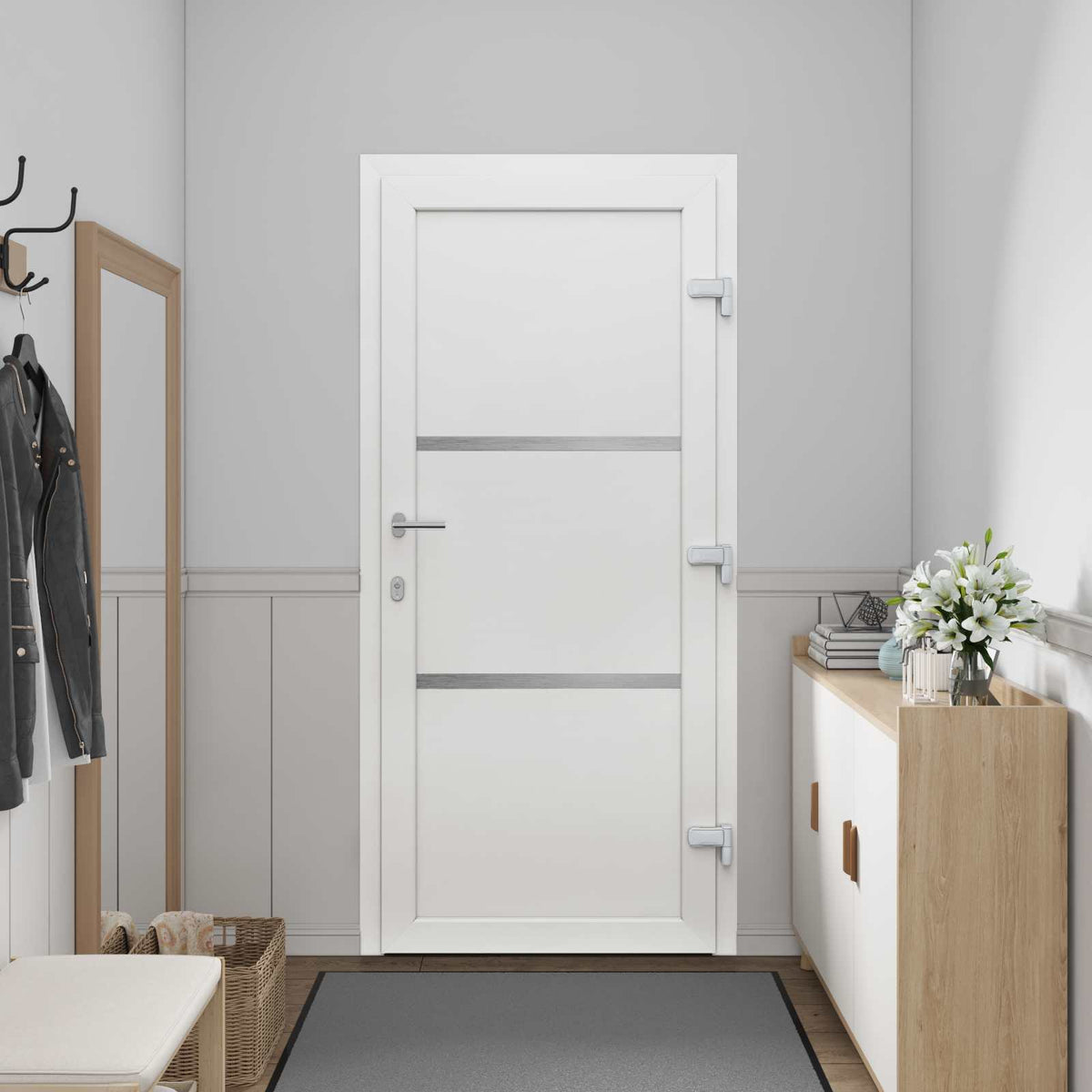 Voordeur Pvc Wit