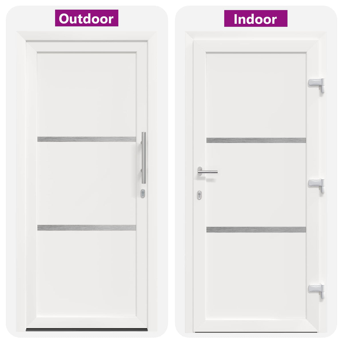 Voordeur Pvc Wit