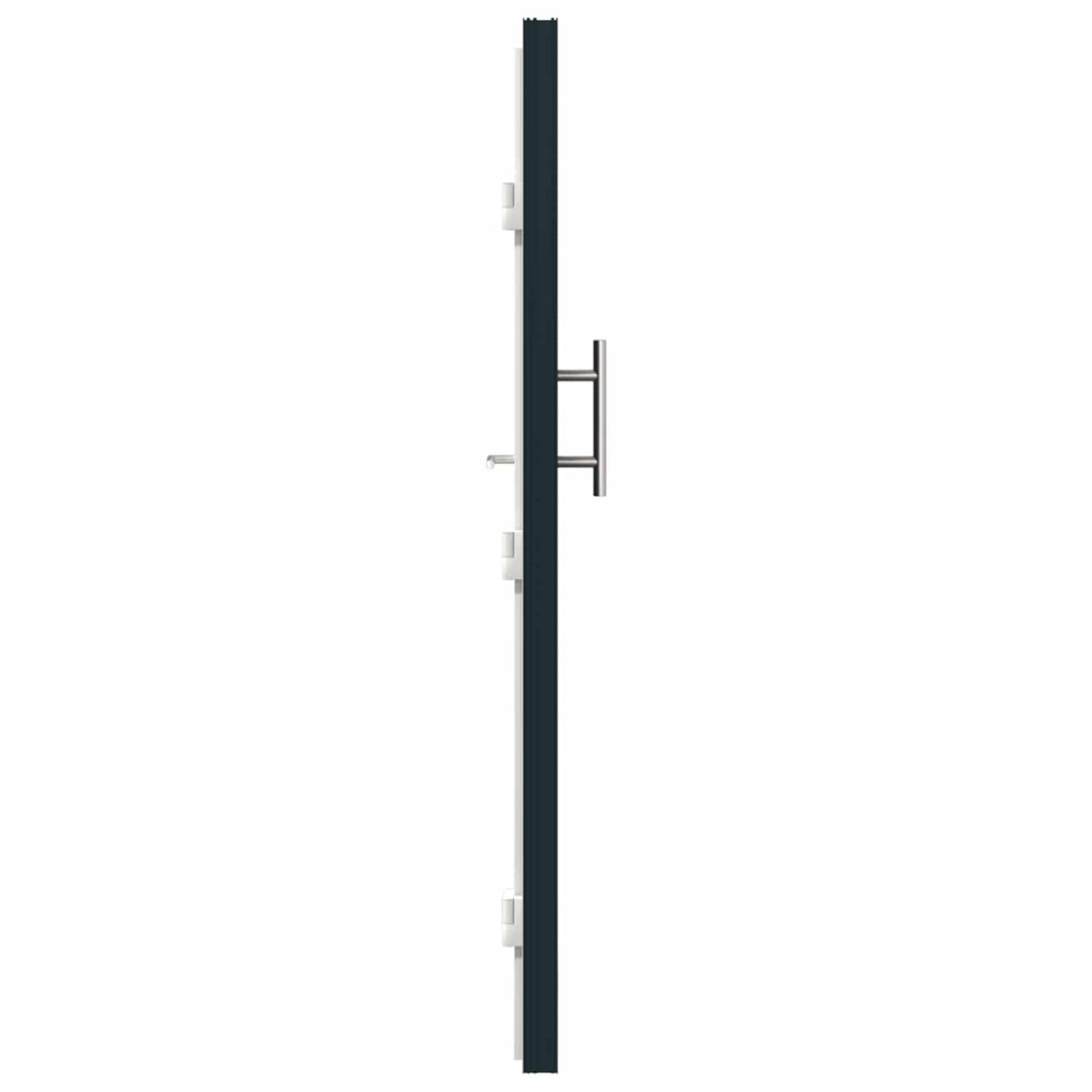 Voordeur Pvc Antraciet