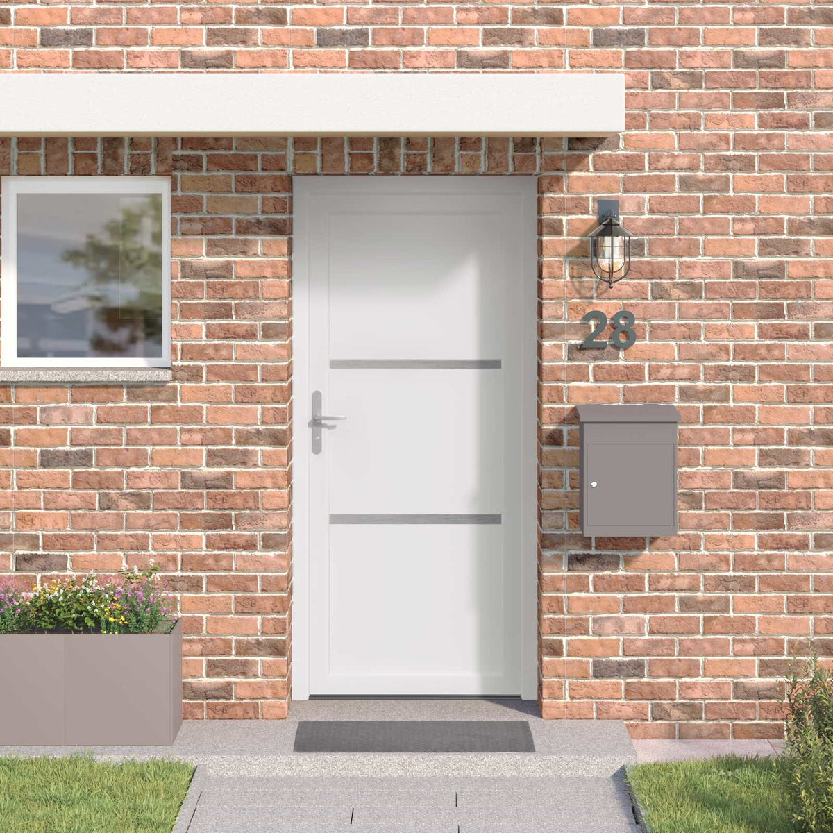 Voordeur Pvc Wit